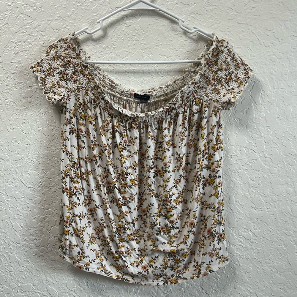 American Eagle Outfitters off the shoulder blouse.